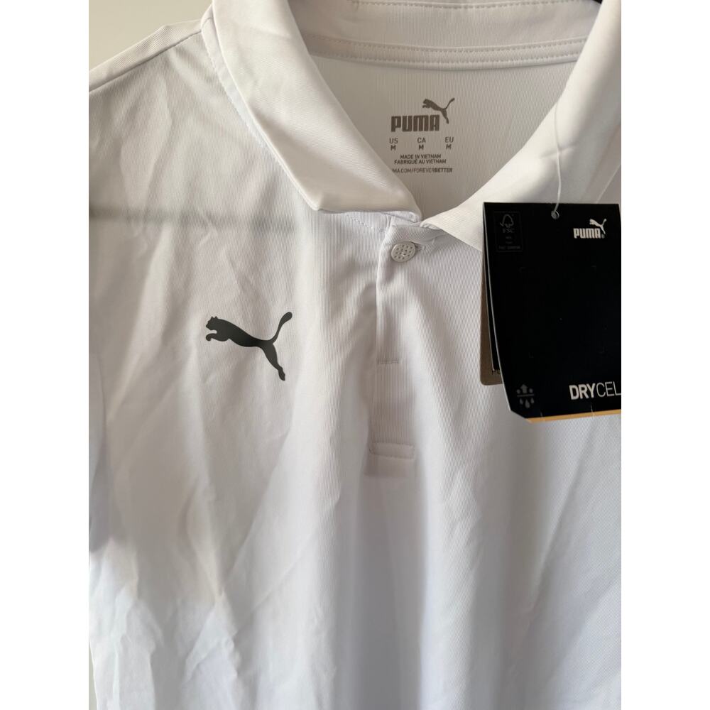 Puma Women's Teamliga Sideline Polo Shirt White Medium - Picture 4 of 11